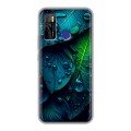 Дизайнерский силиконовый чехол для Tecno Camon 15 Листья