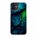 Дизайнерский силиконовый чехол для Iphone 12 Листья