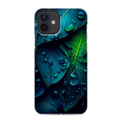 Дизайнерский силиконовый чехол для Iphone 12 Листья