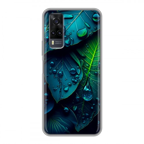 Дизайнерский силиконовый чехол для Vivo Y31 Листья