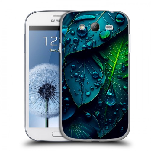 Дизайнерский пластиковый чехол для Samsung Galaxy Grand Листья
