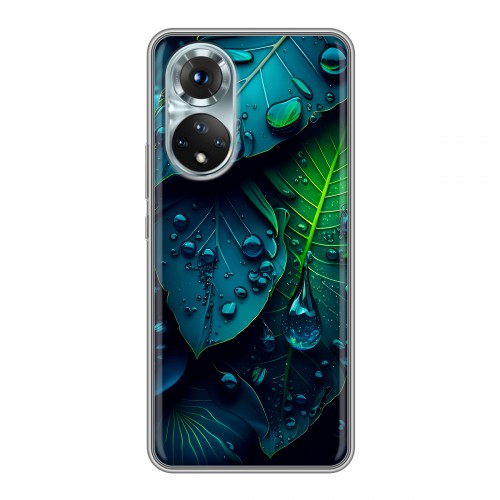 Дизайнерский силиконовый чехол для Huawei Honor 50 Листья