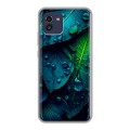 Дизайнерский силиконовый чехол для Samsung Galaxy A03 Листья