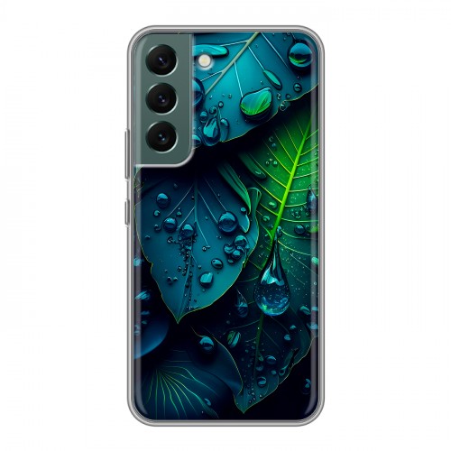 Дизайнерский силиконовый чехол для Samsung Galaxy S22 Листья
