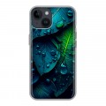 Дизайнерский силиконовый чехол для Iphone 14 Листья