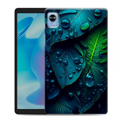 Дизайнерский силиконовый чехол для Realme Pad Mini Листья