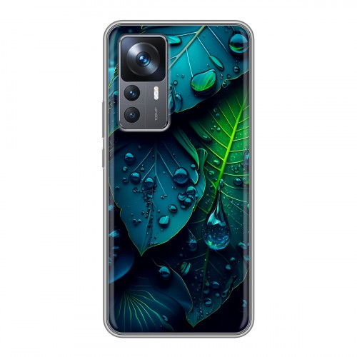 Дизайнерский силиконовый чехол для Xiaomi 12T Листья