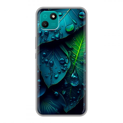 Дизайнерский силиконовый чехол для Wiko T10 Листья