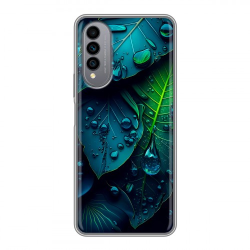 Дизайнерский силиконовый чехол для Wiko T50 Листья