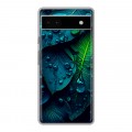 Дизайнерский силиконовый чехол для Google Pixel 6a Листья