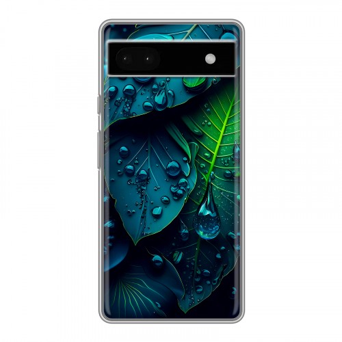 Дизайнерский силиконовый чехол для Google Pixel 6a Листья