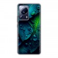 Дизайнерский силиконовый чехол для Xiaomi 13 Lite Листья