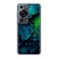 Дизайнерский силиконовый чехол для Huawei P60 Листья