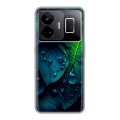Дизайнерский силиконовый чехол для Realme GT3 Листья