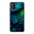 Дизайнерский силиконовый чехол для TCL 403 Листья