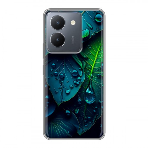 Дизайнерский силиконовый чехол для Vivo Y36 Листья