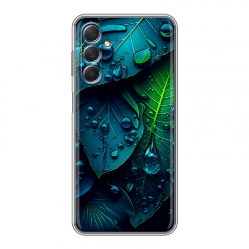 Дизайнерский силиконовый чехол для Samsung Galaxy M54 Листья
