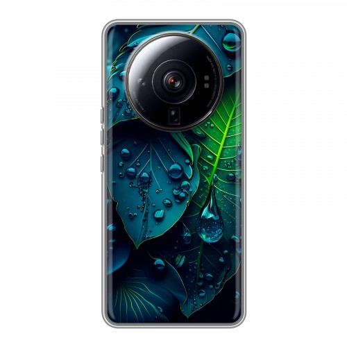 Дизайнерский силиконовый чехол для Xiaomi 12S Ultra Листья