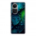 Дизайнерский силиконовый чехол для OPPO Reno10 Листья