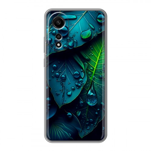Дизайнерский силиконовый чехол для OPPO A78 4G Листья