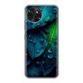 Дизайнерский силиконовый чехол для Itel S23 Листья