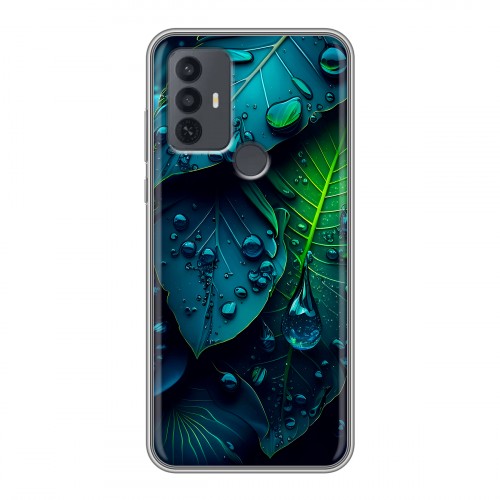 Дизайнерский силиконовый чехол для TCL 30E Листья