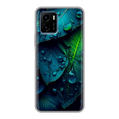 Дизайнерский силиконовый чехол для Vivo Y15s Листья