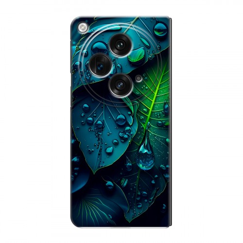 Дизайнерский пластиковый чехол для OPPO Find N3 Листья