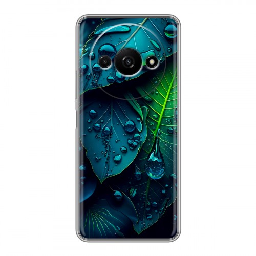 Дизайнерский силиконовый чехол для Xiaomi RedMi A3 Листья