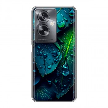 Дизайнерский силиконовый чехол для OnePlus Nord N30 SE 5G Листья (на заказ)