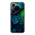 Дизайнерский силиконовый чехол для Huawei Pura 70 Pro Листья