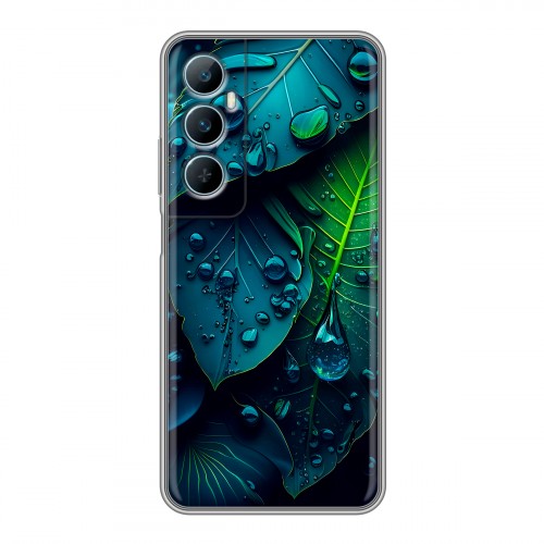 Дизайнерский силиконовый чехол для Realme C65 Листья