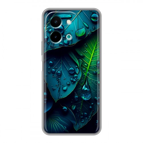 Дизайнерский силиконовый чехол для Vivo Y28 Листья