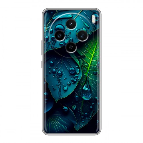 Дизайнерский силиконовый чехол для Vivo X100 Листья