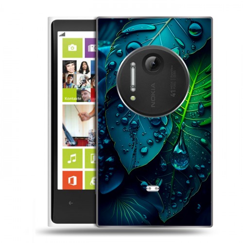 Дизайнерский силиконовый чехол для Nokia Lumia 1020 Листья
