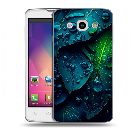Дизайнерский пластиковый чехол для LG L60 Листья