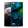 Дизайнерский пластиковый чехол для Lenovo Vibe X2 Листья