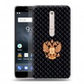 Дизайнерский пластиковый чехол для Nokia 6 (2018) Герб России принт