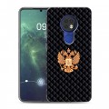 Дизайнерский силиконовый чехол для Nokia 6.2 Герб России принт