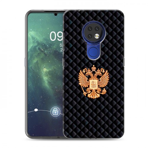 Дизайнерский силиконовый чехол для Nokia 6.2 Герб России принт