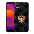 Дизайнерский силиконовый чехол для Huawei Honor 9S Герб России принт