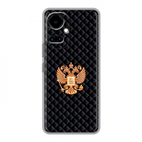 Дизайнерский силиконовый чехол для Tecno Camon 19 Герб России принт