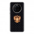 Дизайнерский силиконовый с усиленными углами чехол для Huawei Mate 50 Герб России принт