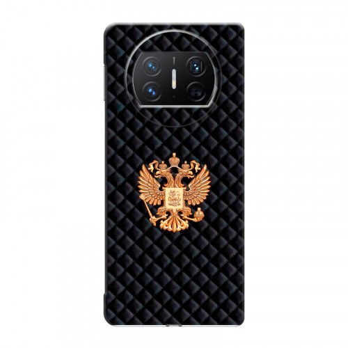 Дизайнерский пластиковый чехол для Huawei Mate X3 Герб России принт