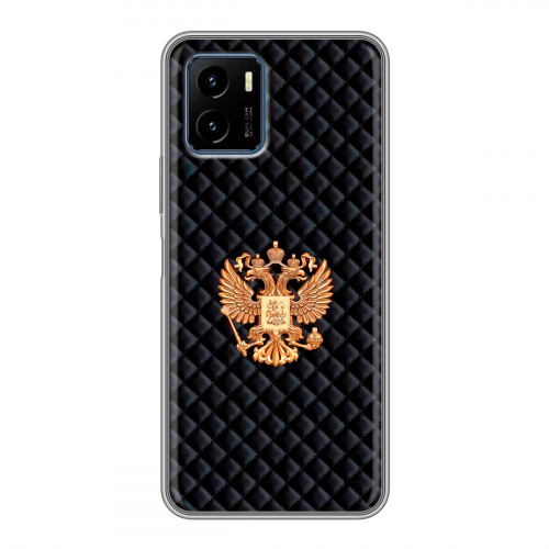 Дизайнерский силиконовый чехол для Vivo Y15s Герб России принт