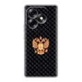 Дизайнерский силиконовый чехол для Itel S23 Plus Герб России принт