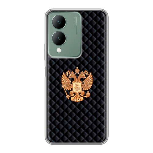 Дизайнерский силиконовый чехол для Vivo Y17s Герб России принт