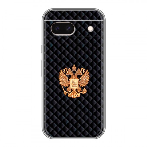 Дизайнерский силиконовый чехол для Google Pixel 8a Герб России принт