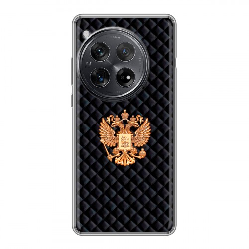 Дизайнерский силиконовый чехол для OnePlus 12 Герб России принт