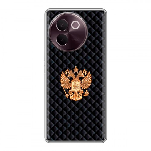 Дизайнерский силиконовый чехол для Vivo V30e Герб России принт